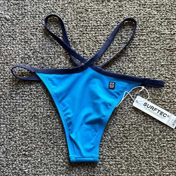 Jolyn Clothing Blue Sadie Bikini Bottom - Picture 5 of 5